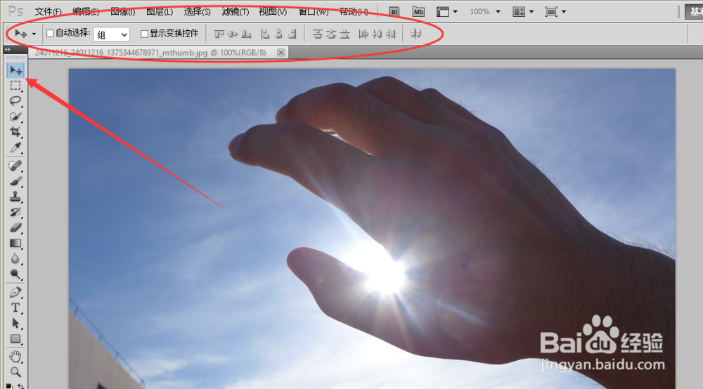 Photoshop的移动工具怎么用