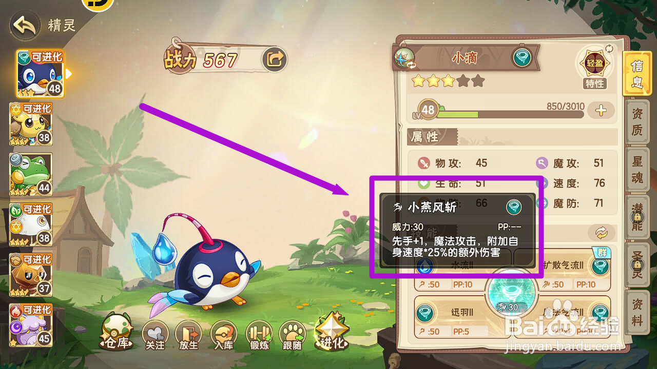 西普大陆小滴的大招【小燕风斩】有什么效果