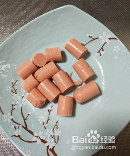 简单的脆皮火腿肠