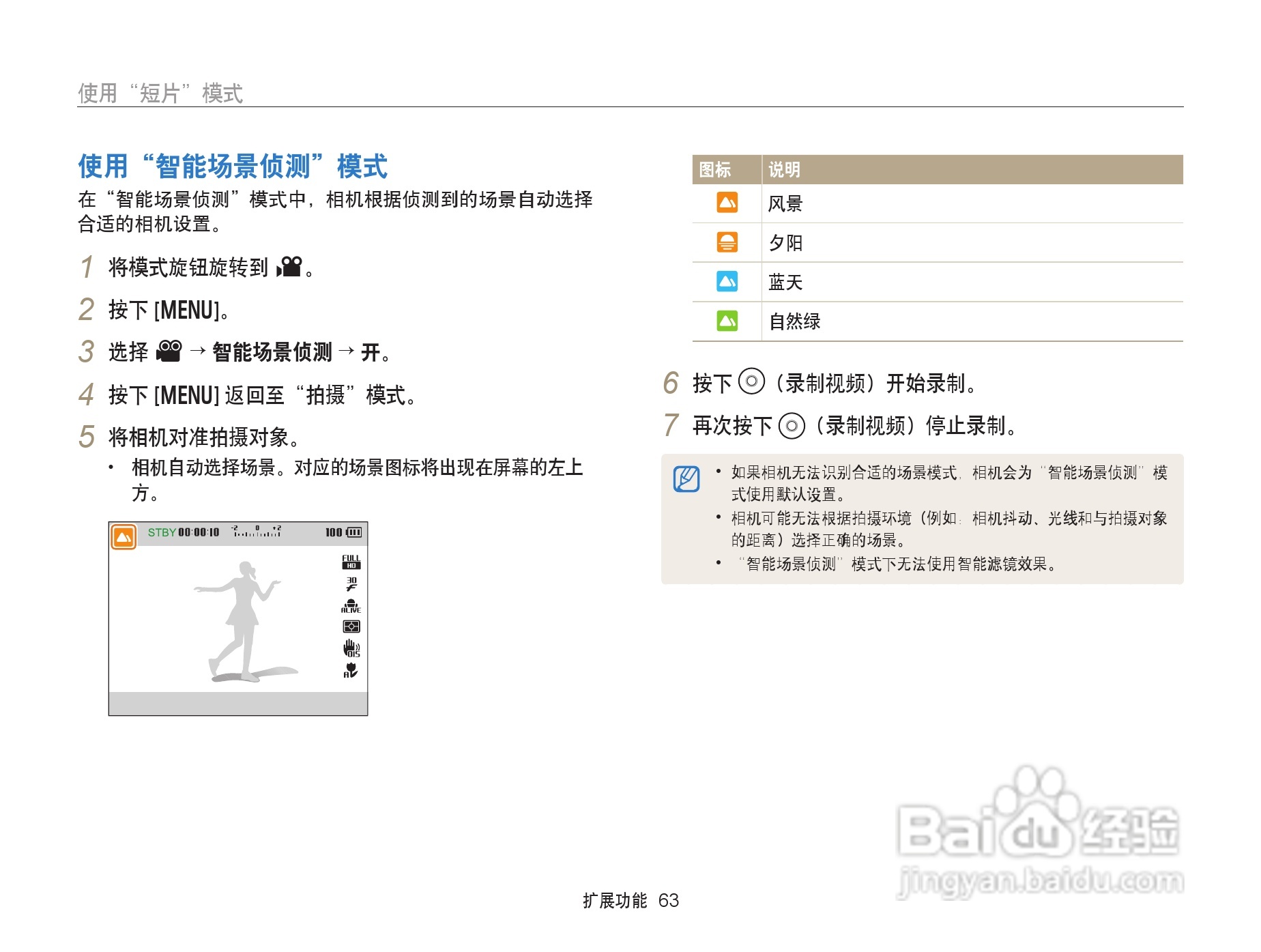 三星EX2F数码相机使用说明书:[7]