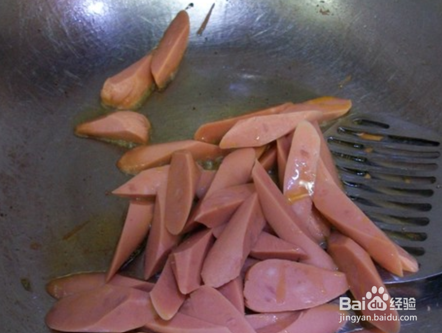 孜然火腿肠的做法