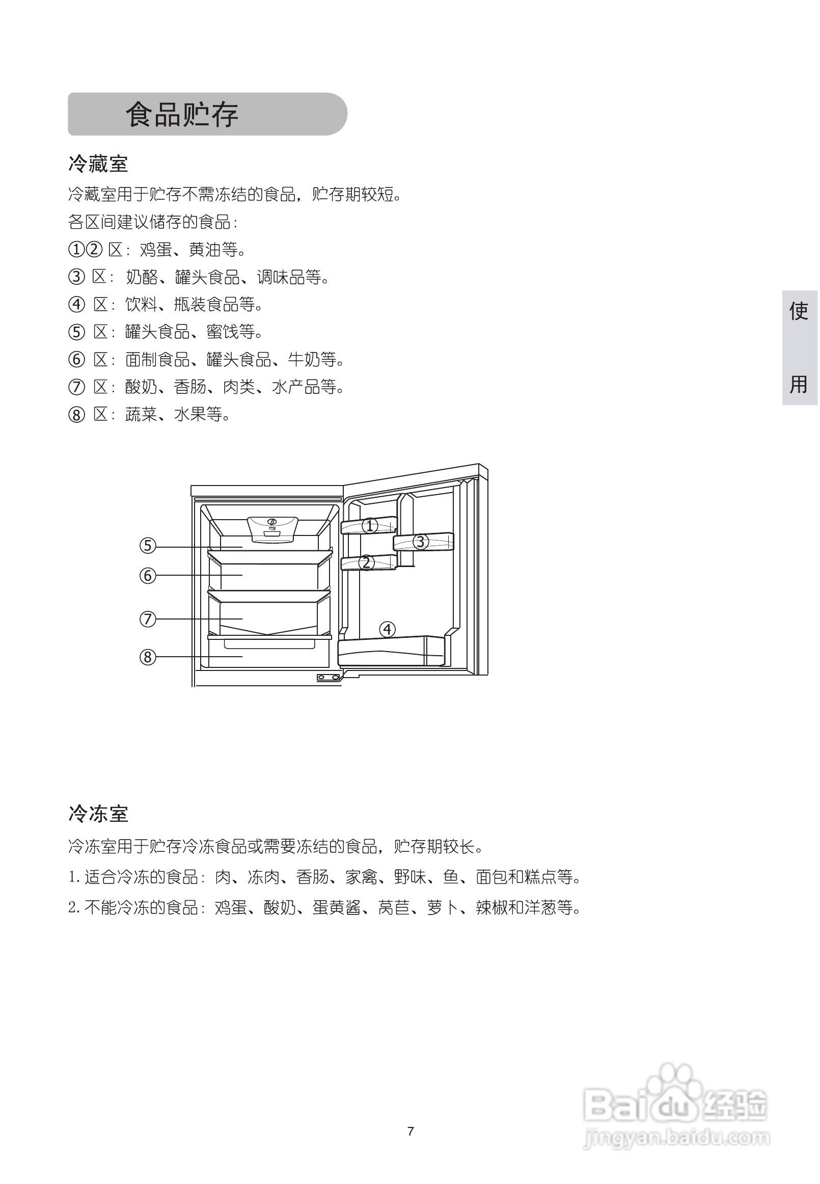 海尔电冰箱BCD-195FB系列使用说明书