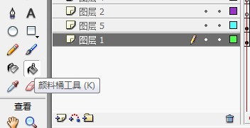 flash绘制一只白色卡通鸡