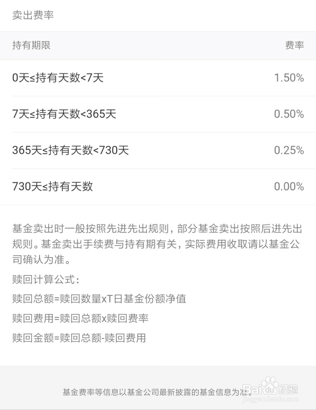 基金收益怎么算
