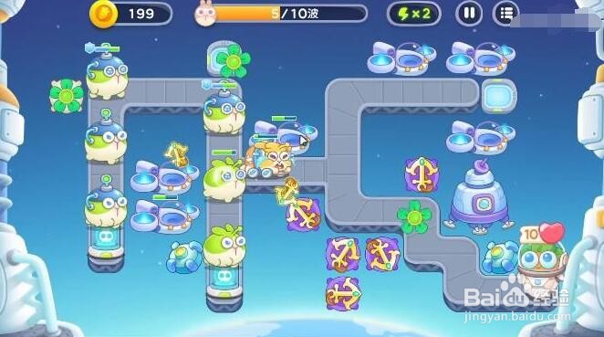 保卫萝卜4太空25关攻略