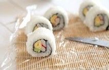 鱼籽酱寿司：外国小菜品，好看又好吃