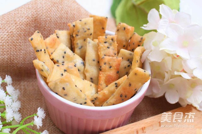 豆腐芝麻饼干 宝宝健康食谱