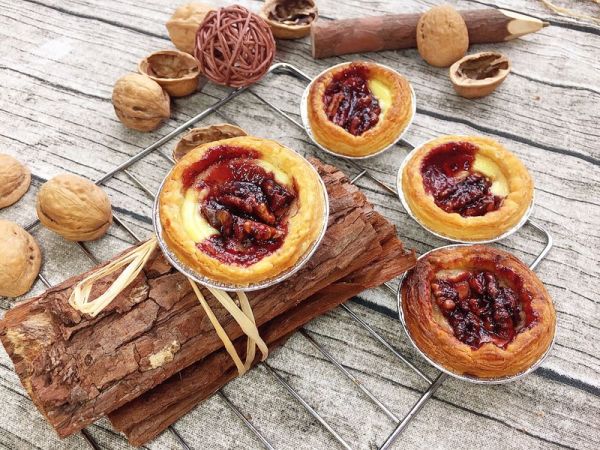 核桃桑葚酱蛋挞