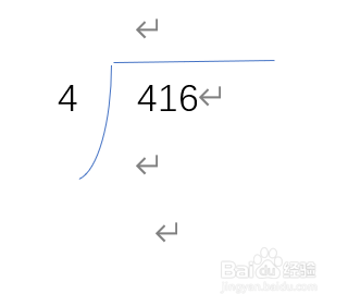 <b>416÷4的竖式怎么列</b>