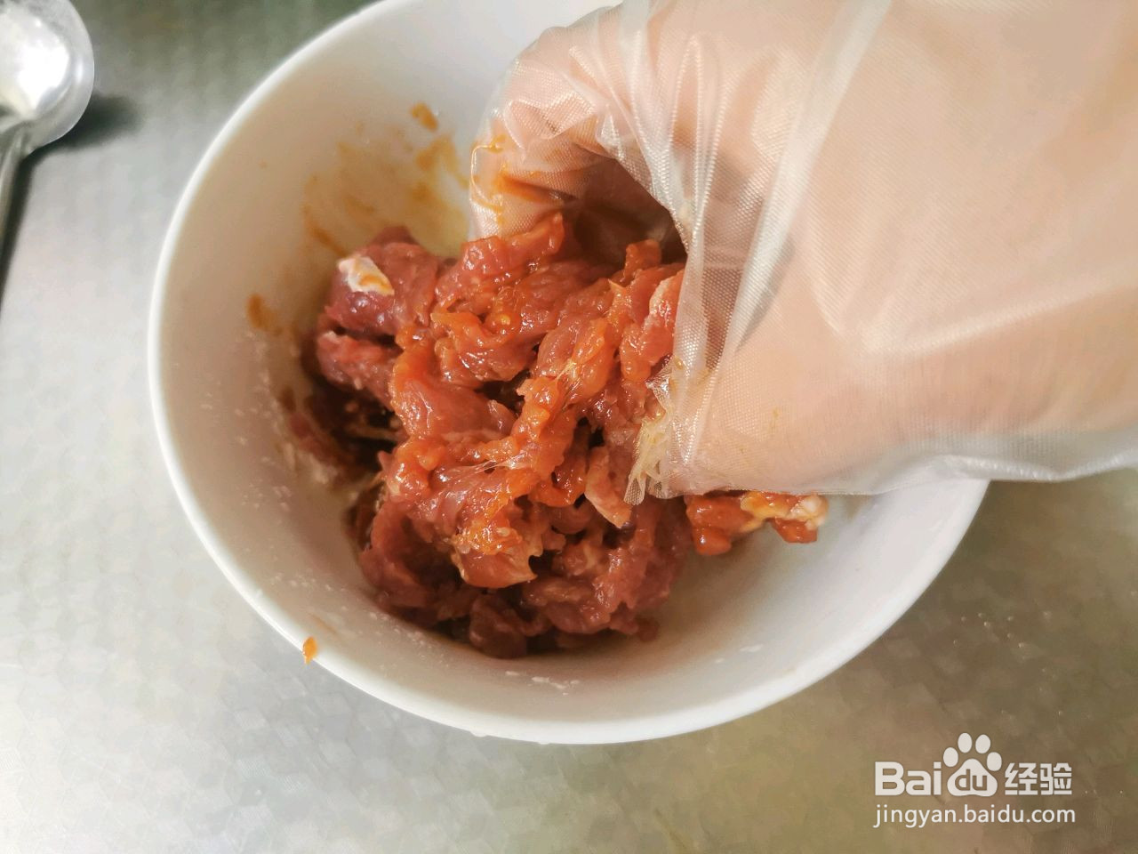 刷脂增肌香菜拌牛肉的做法