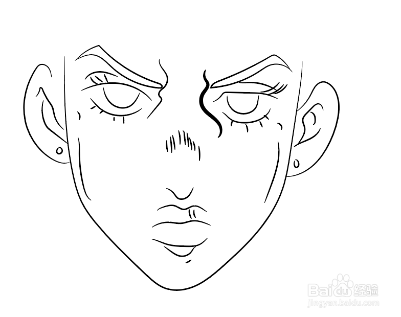 jojo画风怎么画
