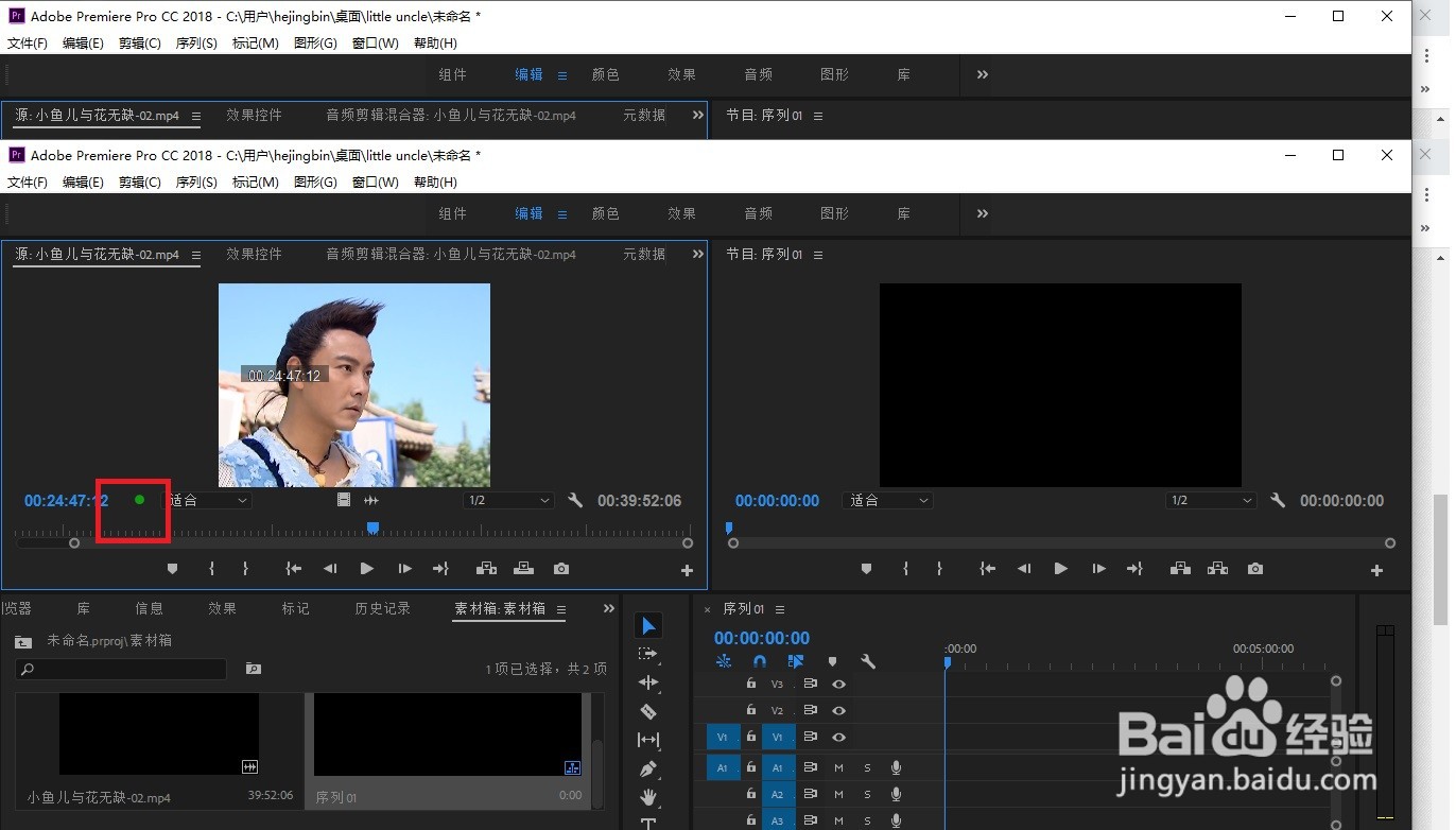 PR教程：源监视器控制二