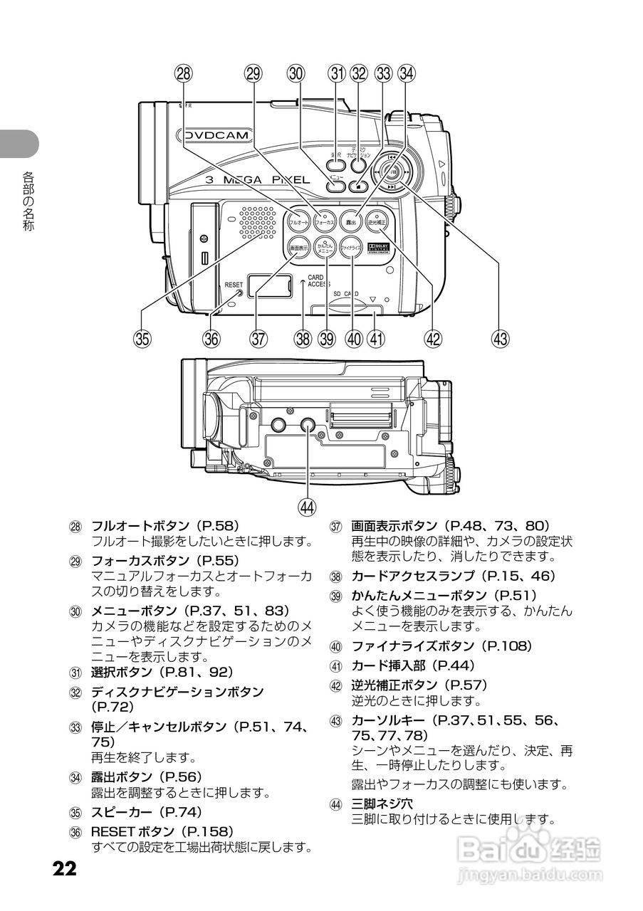 日立DZ-GX5300数码摄像机使用说明书:[3]