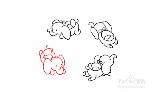 飞象旋转木马怎么画