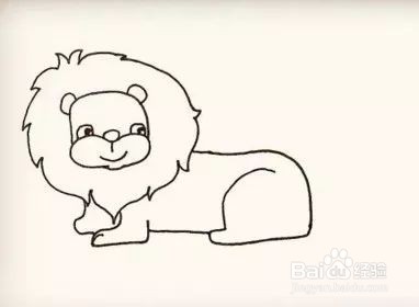 如何画一头狮子