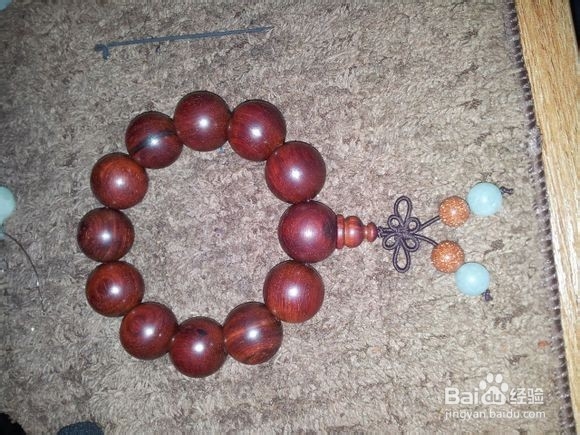 紫檀手链完成的关键—— 平安结系法