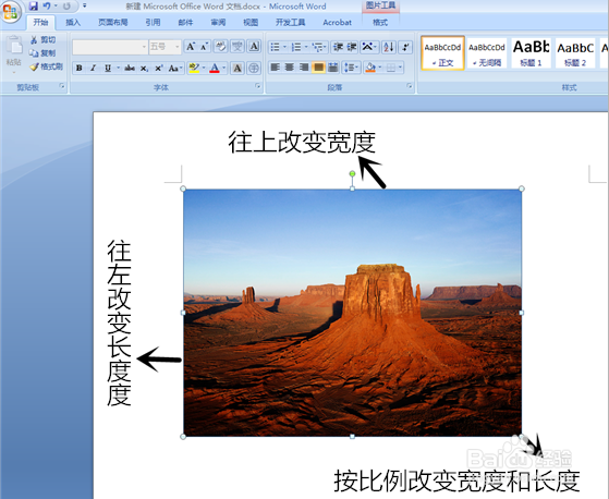 改变word图片尺寸大小的方法