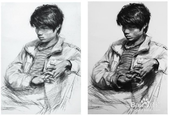 素描半身像写生的基本方法和步骤