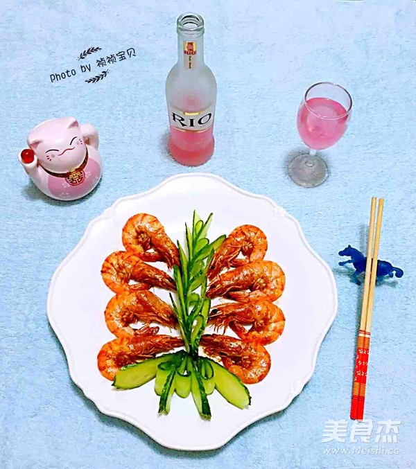 番茄㸆海虾的做法