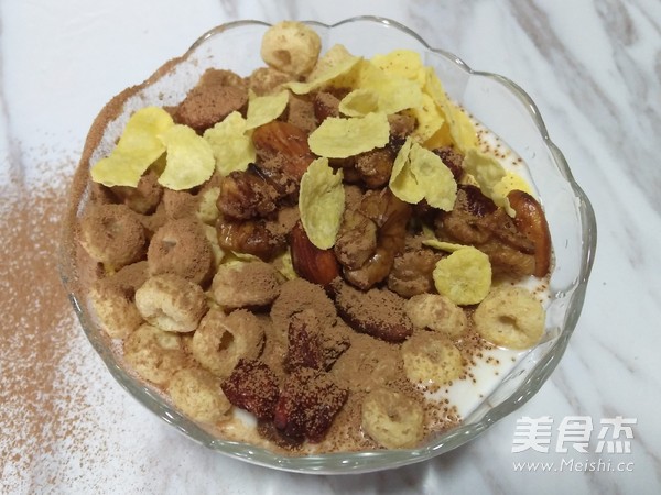 可可谷物酸奶！