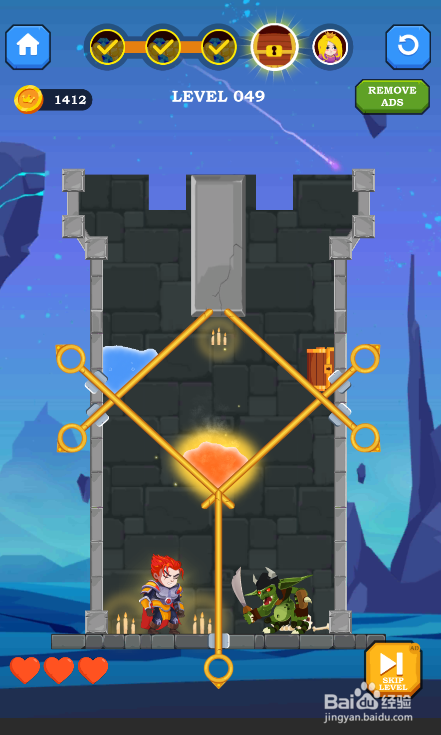 Treasure Hero的LEVEL 049怎样过关