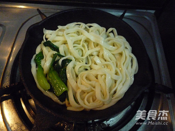 培根鸡蛋煎面