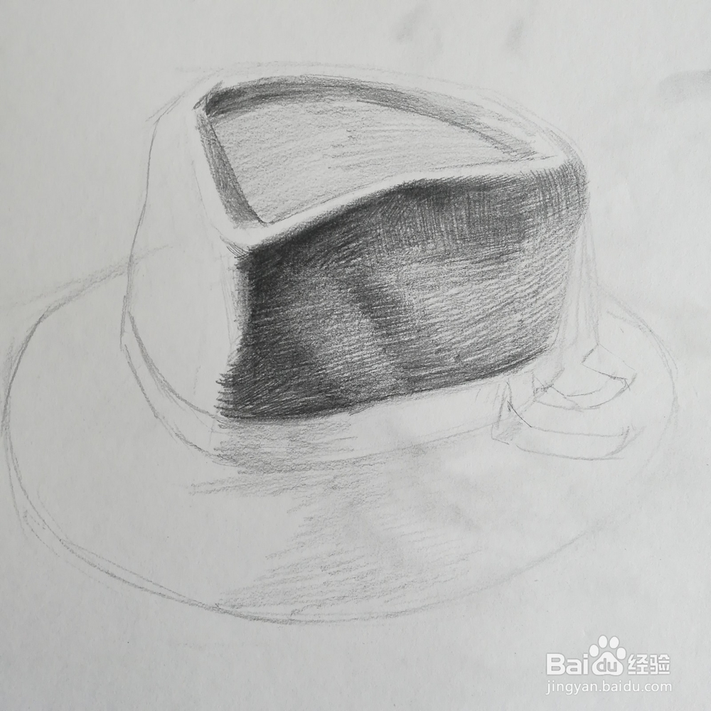 帽子的素描过程 素描帽子怎么画