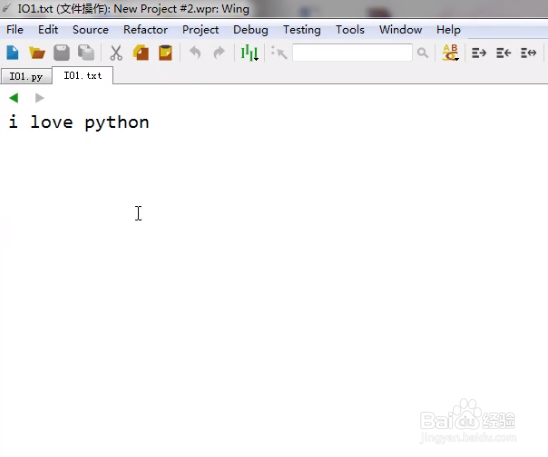 如何使用Python中的IO操作文件