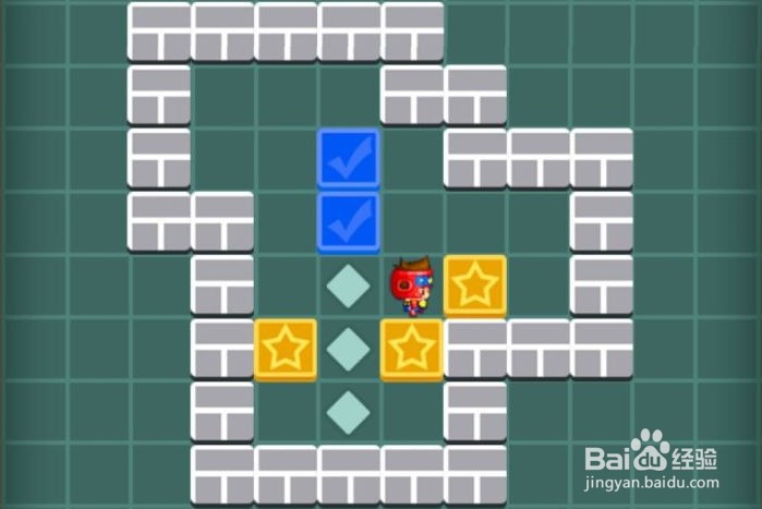 逻辑箱子手游第一关怎么通关