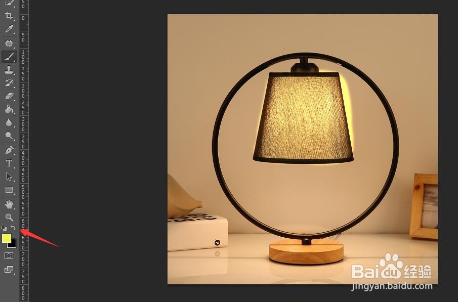 PS怎么制作灯亮的效果