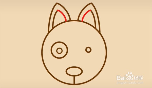 怎么画狗狗简笔画