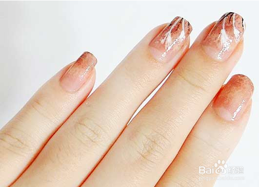 蒲公英美甲画法教程