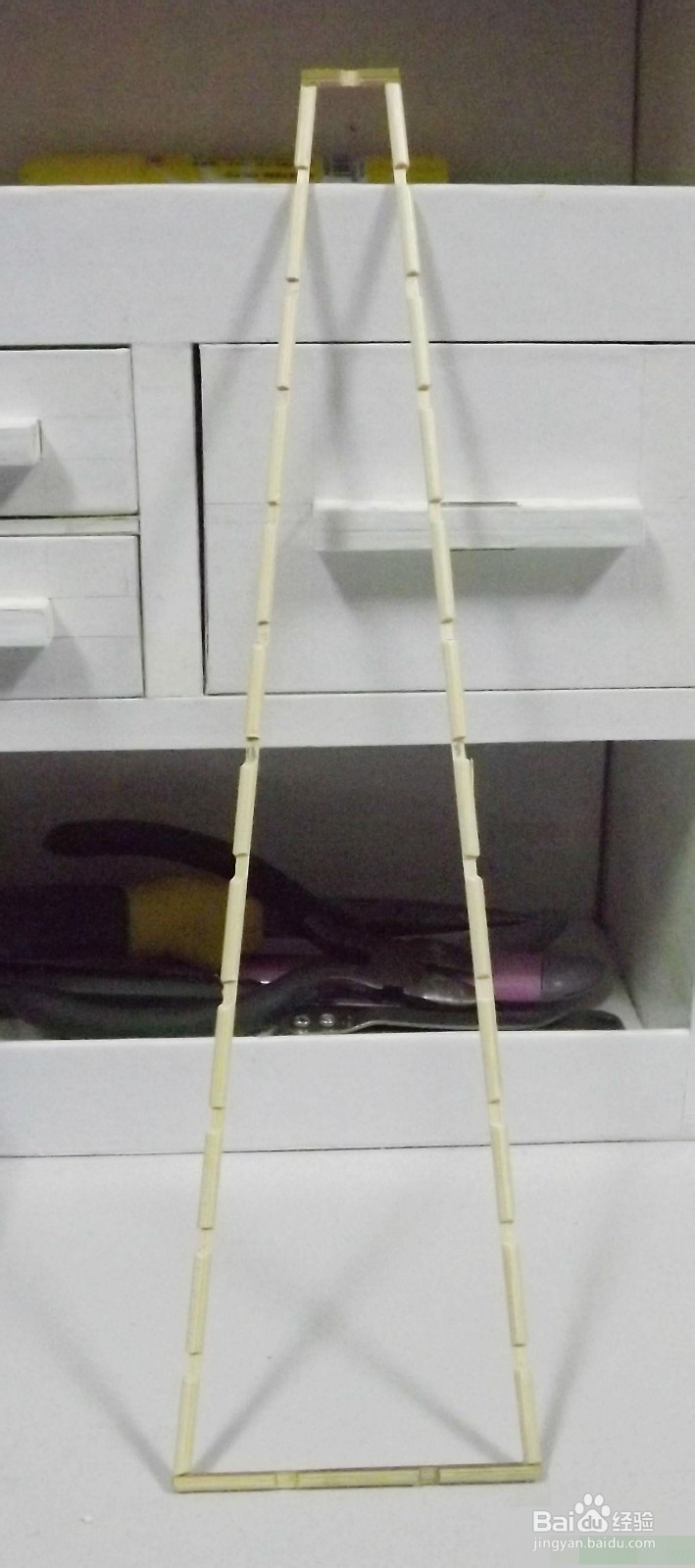 烧烤竹签如何DIY埃菲尔铁塔