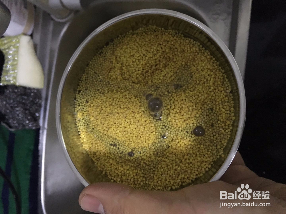 小米汤的制作方法