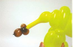 魔法气球造型系列之卡通气球狮子(下)