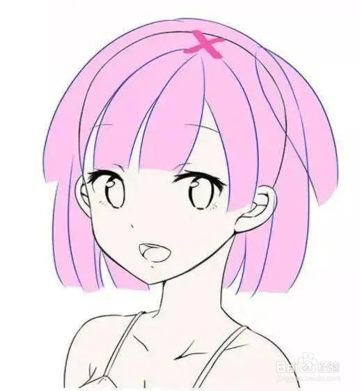 漫画头发怎么画