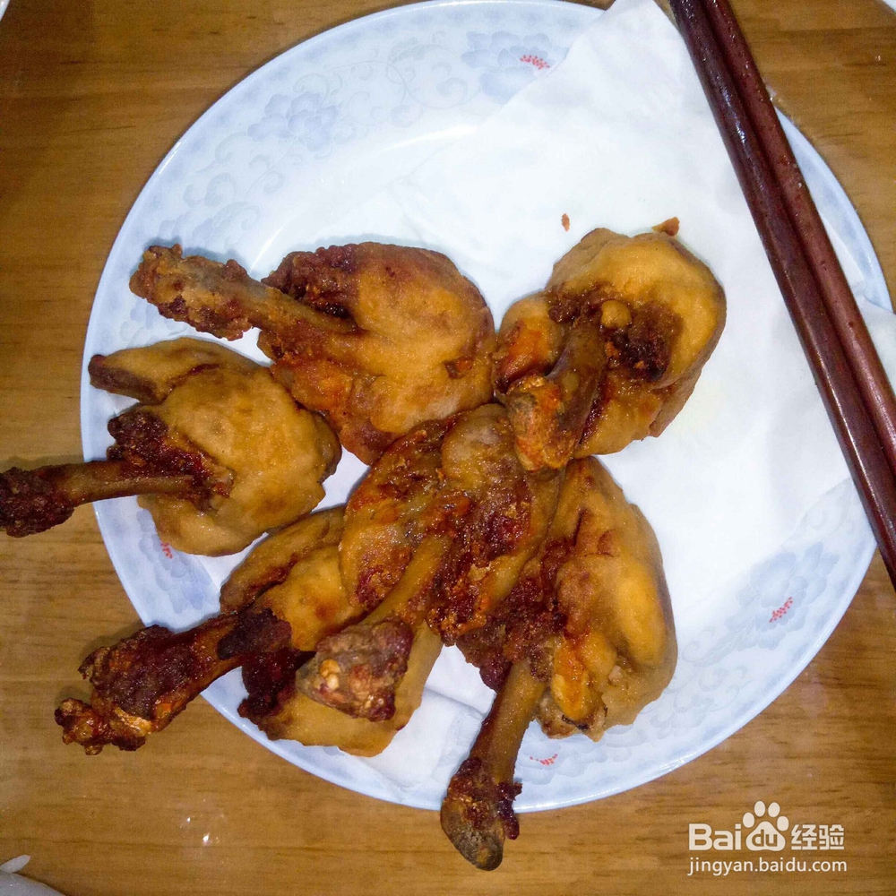 炸鸡版鸡翅根的制作方法