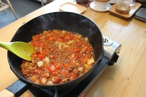 番茄肉酱芝士焗饭