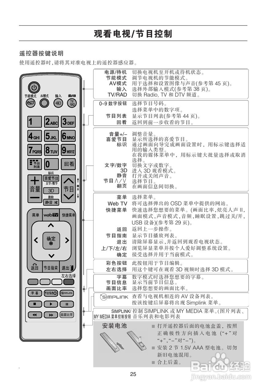 LG 47LX9500-CA液晶彩电使用说明书:[3]