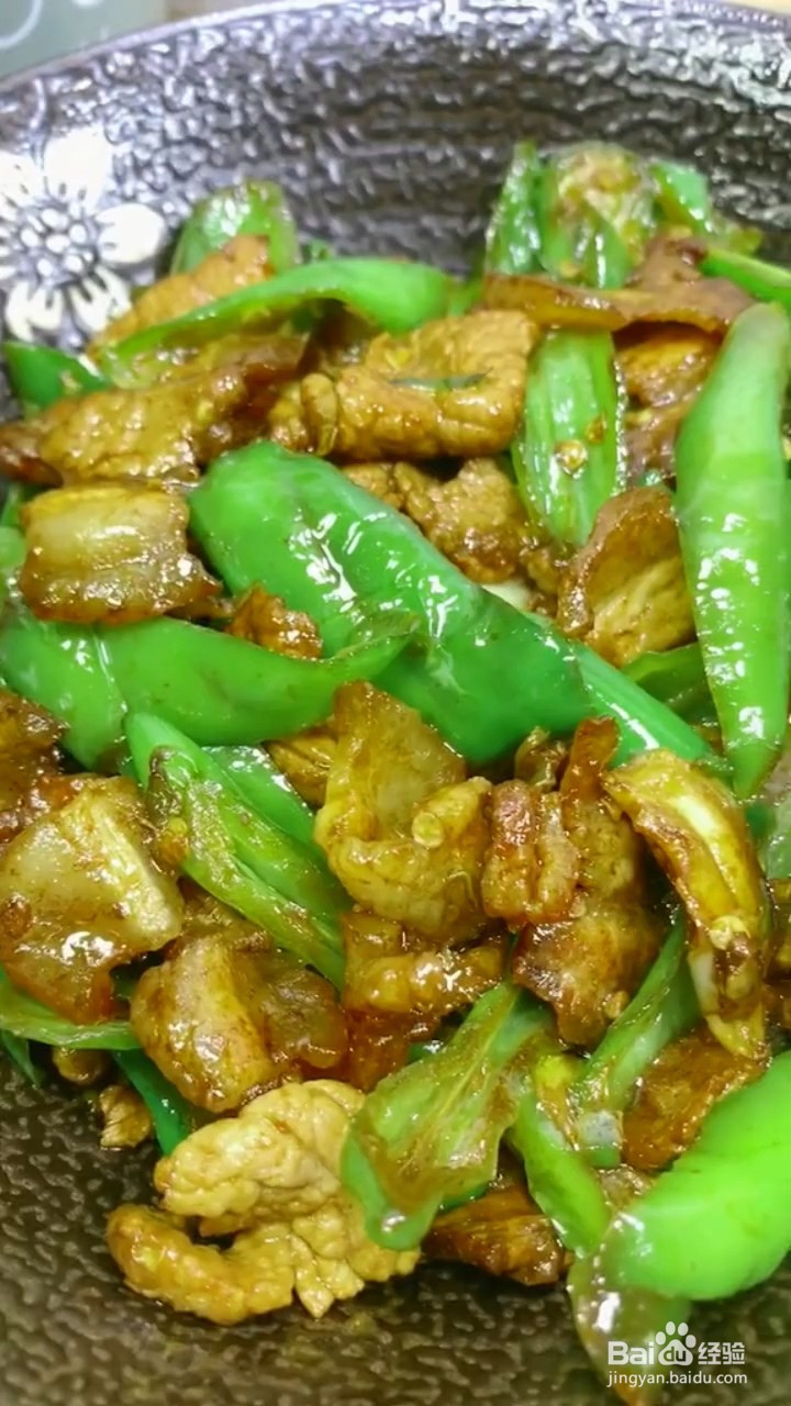 如何制作青椒炒肉？