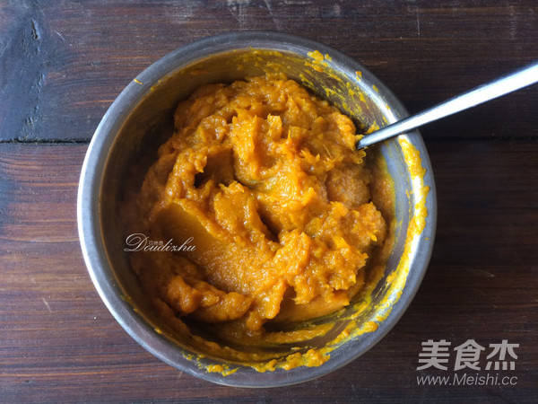 万圣节南瓜面具面包