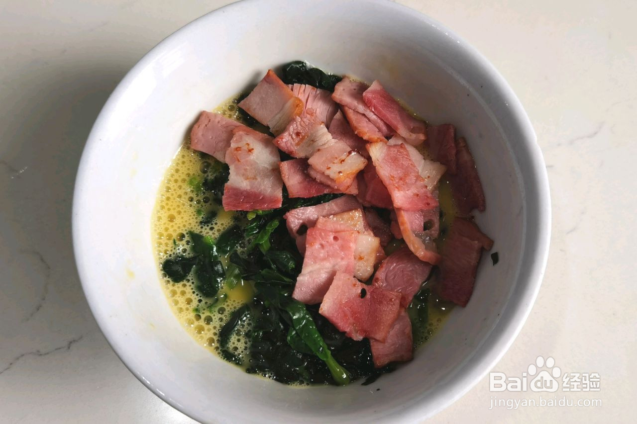 培根菠菜芝士卷饼的做法