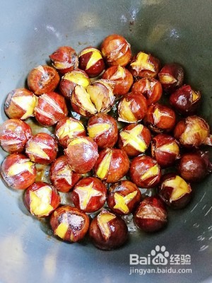 怎么做好吃的超快手电饭锅烤栗子