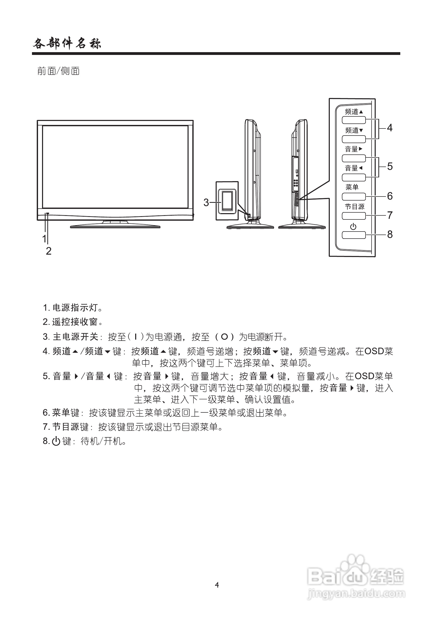 厦华LE-42MW68KC液晶彩电使用说明书:[1]