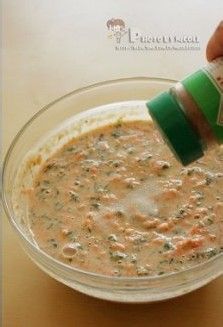 混搭风海藻胡萝卜豆渣饼