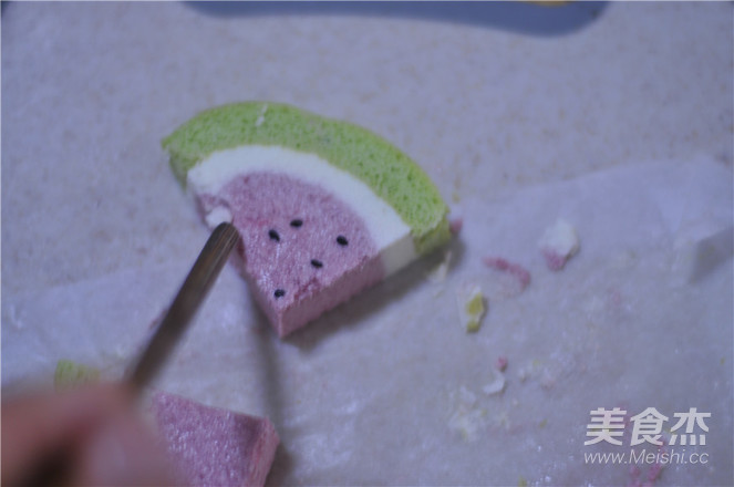 西瓜蛋糕卷的做法