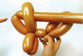 魔法气球造型系列之精品气球小狗