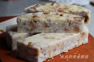 香煎腊味芋头糕的做法