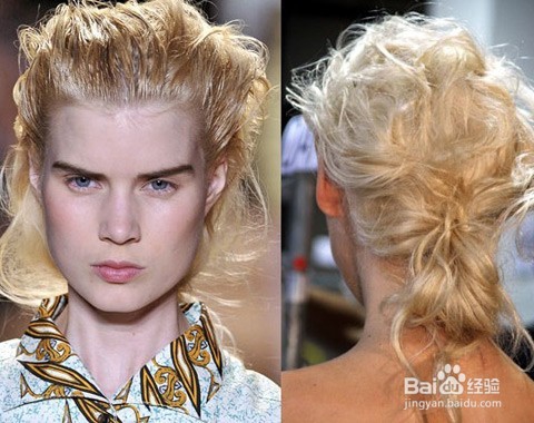 偷学T台大牌发型 一周束发天天变花样