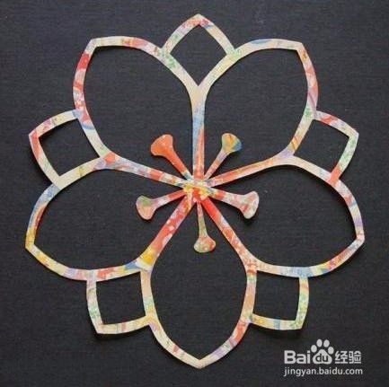 樱花剪纸手工制作